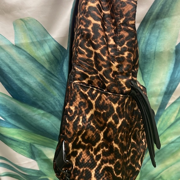 Victorias Secret Leopard Backpack with chain detail main image 6